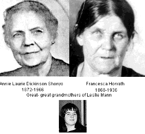 Annie Dickinson, 
Francesca Horvat, Leslie Mann