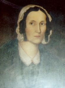 Mary Trask, July 1845, painted by
  Horace Bundy