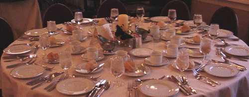 Table Settings for the Nebulas