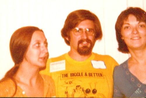 Maia Cowan, Lan and Jan Brown (Story) at NorthAmericon in 1979