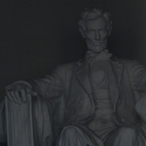 Lincoln Statue Overlooking the Inauguration